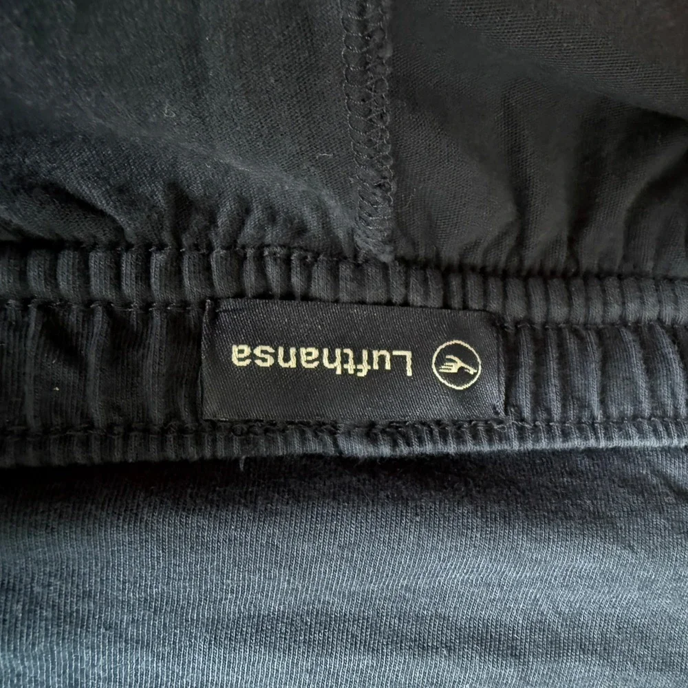 Lufthansa First Class van Laack Navy Blue Lounge Pajama Pants Mens Large L